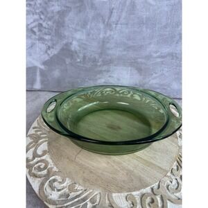 Anchor Hocking Glass Casserole Dish Green 2 Liter Baking Dish‎